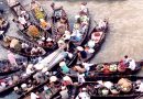 Chợ Tết trên sông Tiền